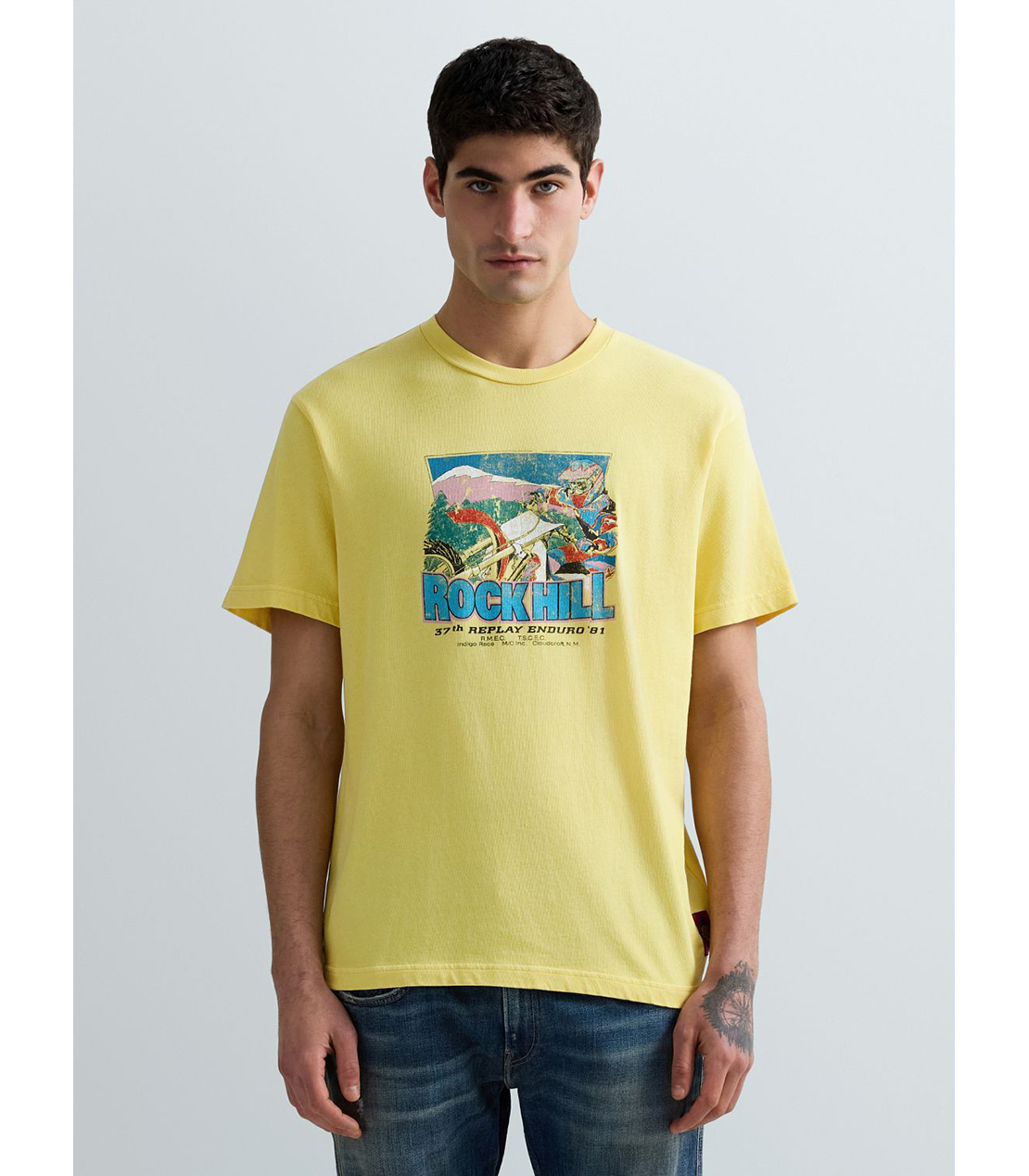 ヘビーコットンジャージーROCK HILL Tシャツ